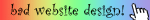 bad website banner
