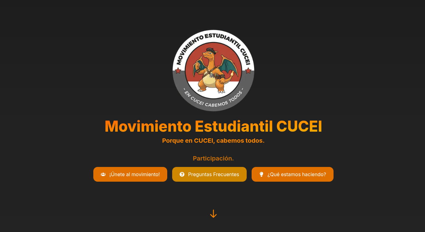 Web Movimiento CUCEI project preview